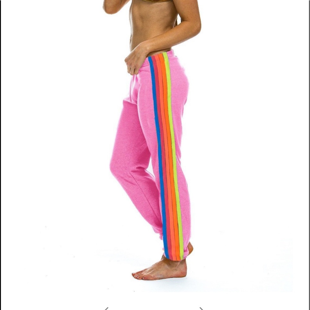 NWT- Aviator Nation Pink Sweatpants